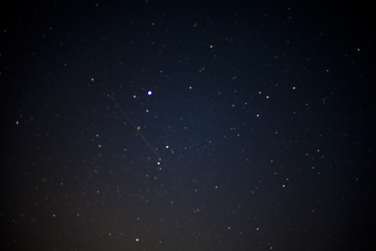 Star field looking east, high elevation